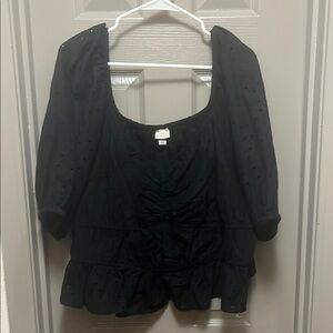 Elegant Black Women's Top